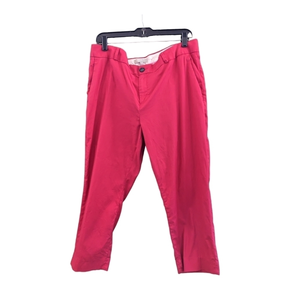 Banana Republic Red Hampton Pant,size 16S